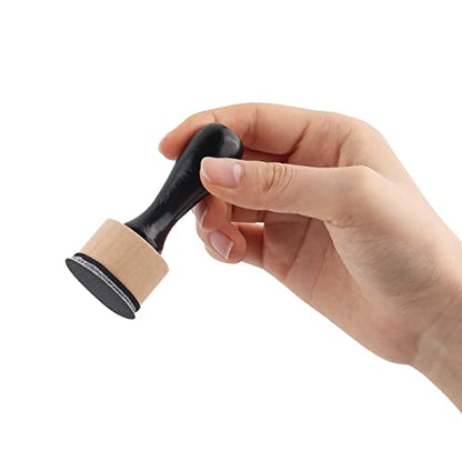 Briartw 31 PCS,Mini Ink Blending Tool With10pcs Flat Foams and 20pcs Sanding Disks Set,Medium-Grit Sandpaper Provides The Ideal Friction to Work On Cardstock, Chipboard, Wood - color: 1 Handle+10 Flat Foams+20 Sanding Disks