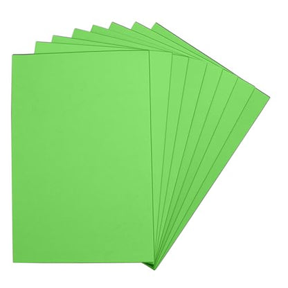 Light Green EVA Foam Sheets, 6 x 9 Inch, 2mm Thick – Foam Paper for DIY Arts and Crafts, School Projects, and More – 8 Pack - color: Lt Green