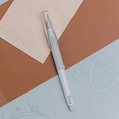Cricut 2004843 TrueControl Knife Kit - For Use As a Precision Knife, Craft knife, Carving Knife and Hobby Knife - For Art, Scrapbooking, Stencils, and DIY Projects - Comes With 5 Spare Blades - [Blue] - color: Blue, style: Craft Knife