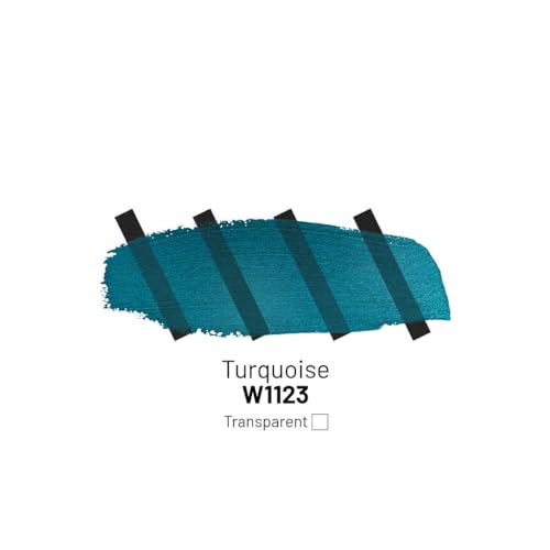 KAMENSKAYA Acrylic Inks for Artists - Turquoise Acrylic Ink, 3.38 Fl Oz (100 ml) | Highly Concentrated, Multifunctional Liquid Acrylic Paint - color: Turquoise