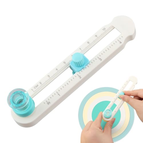 Circle Cutter for Paper Crafts – Rotary Knife, Scrapbooking/Card Making, Cuts 0.78-7.87" - color: Circle Cutter