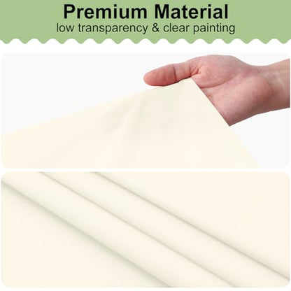 misaya 6 Packs Plastic Table Cloth Beige Disposable Tablecloth - color: Beige, size: 54" X 108"