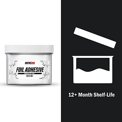 Rapid Cure Foil Adhesive Plastisol Ink - Screen Printing Ink, 5 Gallon | Cures At 270°F Vs. Standard 320°F - Bold Opaque Color, Non-Phthalate, CPSIA Safe, USA Made - Foil Adhesive - color: Foil Adhesive, size: 640 fl oz