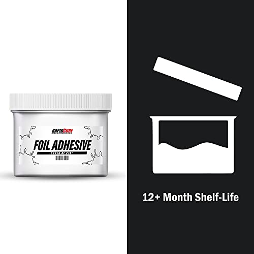 Rapid Cure Foil Adhesive Plastisol Ink - Screen Printing Ink, Quart | Cures At 270°F Vs. Standard 320°F - Bold Opaque Color, Non-Phthalate, CPSIA Safe, USA Made - Foil Adhesive - color: Foil Adhesive, size: 32 fl oz