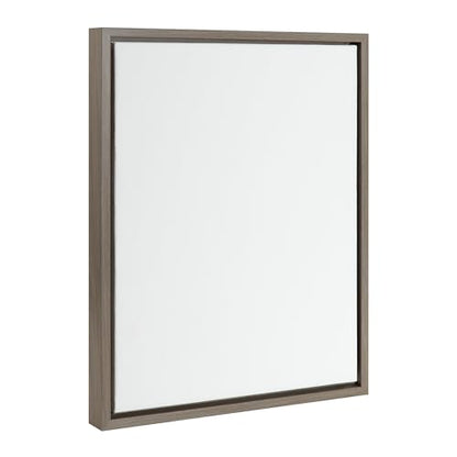 Kate and Laurel Sylvie Blank Framed Canvas Wall Art; 16x20 Gray; Modern Empty Canvas for Paint-Your-Own Art; Ready to Paint Premium Canvas Already Framed - color: Sylvie Graywash