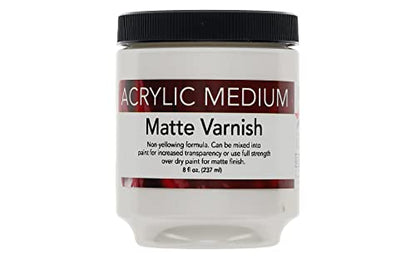 Art Advantage Acrylic Varnish 8oz Matte - style: Matte Varnish
