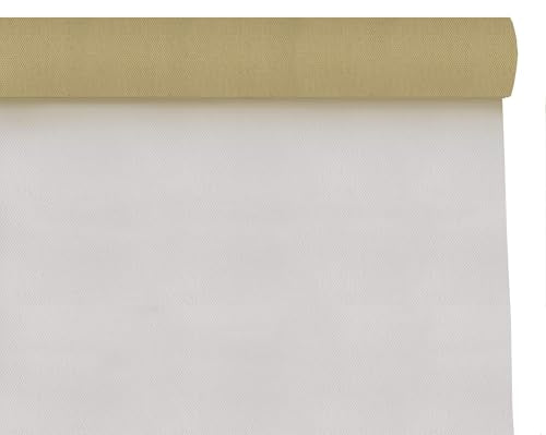 Creative Mark Spectrum Universal Unstretched Cotton Canvas Roll - 84" x 30 Yards 15 oz (17.4 oz Primed) Double Primed, Rich White Acid-Free Acrylic Priming, Canvas Rolls for Painting
