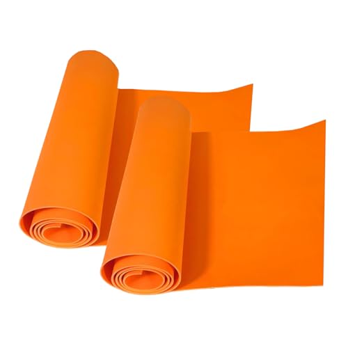 EVA Foam Roll | High Density 85kg/m3 | 2mm Thick | 48"x14" | Ideal for Cosplay, Crafts, DIY Projects (Orange 2pcs) - color: Orange 2pcs