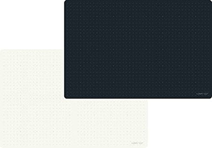 LION Foldable, Portable & Reversible Self-Healing Cutting Mat, 12" x 18", with 1cm Dot Grid, PVC Free, Dark Gray Front & Off-White Back, 1 ea. (FCM-45) - size: 17.7"L x 11.8"W