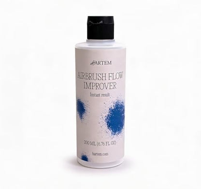 Hartem - Airbrush Flow Improver 200 ml (6.76 Fl Oz) with Anti-Spill Stopper | Reduces Surface Tension to Prevent Flashbacks and Marks and Delays Drying Time - size: Airbrush Flow Improver 200ml (6.76 Fl Oz)