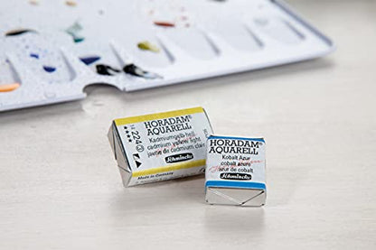 Schmincke Horadam Aquarell 18 x 1/1 pans, 74318097 | watercolor metal box, space for 6 x 1/1 or 12 x 1/2 pans - style: 18 x 1/1 pans