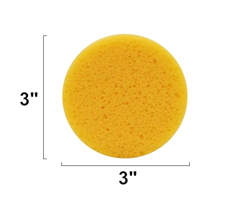 Creative Hobbies® Synthetic and Natural Silk Sponges for Painting, Crafts, Ceramics, Pottery and More, Value Pack of 7 Sponges