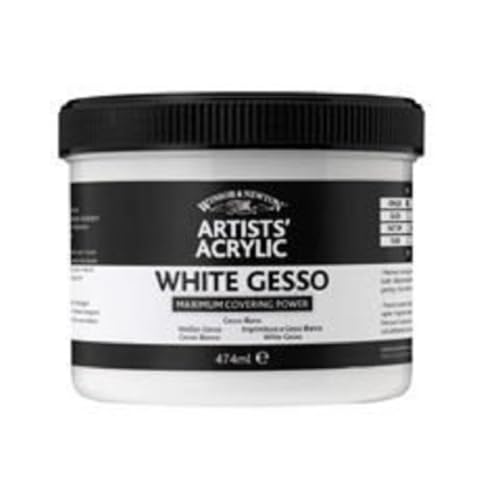 Winsor & Newton Professional Acrylic Medium, White Gesso, 946ml - color: White Gesso, style: 946ml (32-oz)