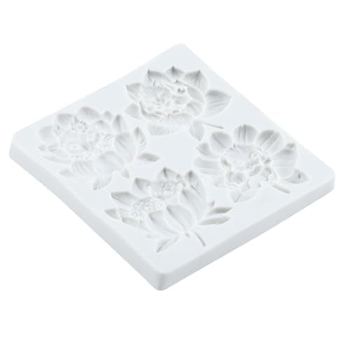 Animal Lotus Flower Polymer Clay Mold Cat Dog Owl Silicone Molds - color: Style B