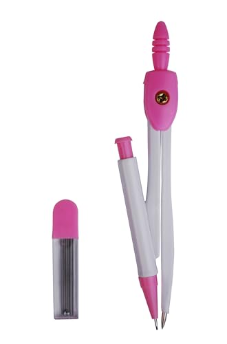 9-piece set back-to-school kit , packed in a reusable plastic box,two triangles, a protractor, a 15-centimeter ruler, a compass, a mechanical pencil with extra lead, and an eraser. - color: Pink