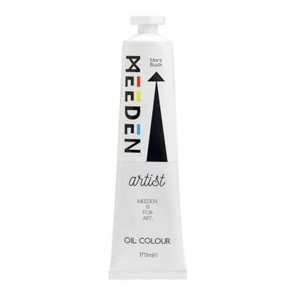 MEEDEN Artist Grade Oil Paint: Mars Black - 170ml/5.7oz Tube - Professional Art Paints for Canvas Painting - color: Mars Black, size: 5.7 Fl Oz (Pack of 1)