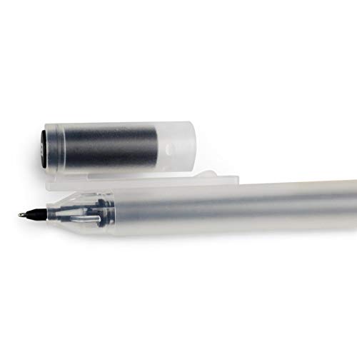 bouti1583 Gel Pens [0.5mm] 12 Colors Pack Ink Ball Point Pen For Office School Stationery Supply