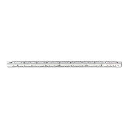 Alumicolor Aluminum Architect Metric Pocket Scale, 15CM, Silver (Pack of 2) - color: Silver, size: 1 Count (Pack of 2), style: Architecht METRIC
