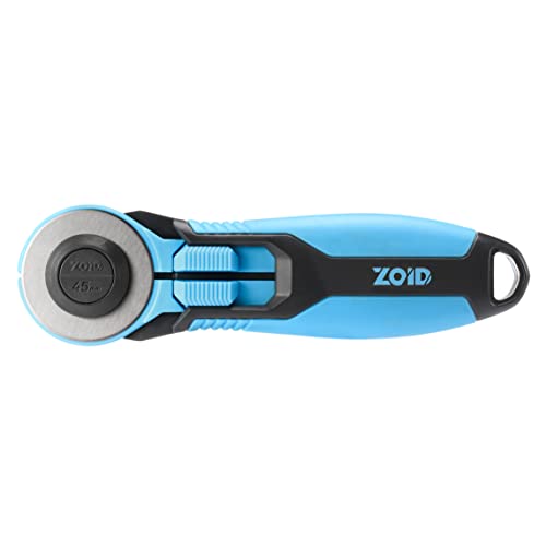 Zoid 45mm Rotary Cutter with Grip, Fabric Cutter Wheel, Rotary Cutter Blade, Mat Cutter, Craft Cutting Tool, Freehand Tool For Fabrics, Mats and Multiple Projects, Tbd - size: 45mm