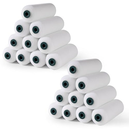 Paint Roller Covers, Foam Paint Rollers 4 Inch, 20 Pack | Small Paint Roller for Tight Narrow Areas, Mini Sleeves for Flat Surfaces, for Painting Walls, Cabinets, Doors and Tables - size: 4 inch,20 pack