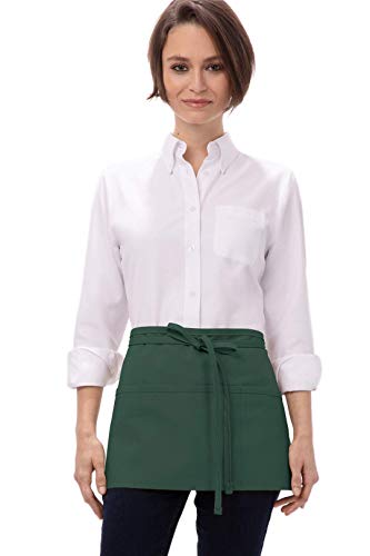 Chef Works Unisex Waitress Apron - color: Hunter Green