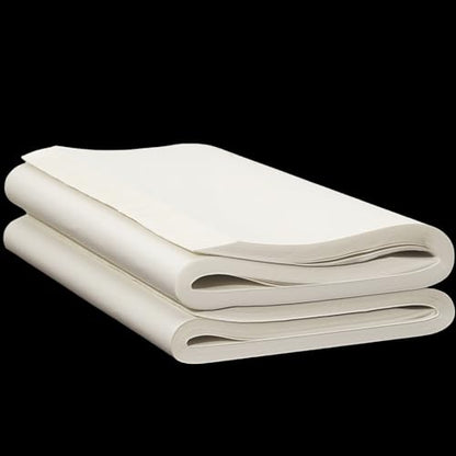 KYMY Chinese Japanese Calligraphy Paper 100PCS, Sumi/Rice Paper for Writing Painting Drawing Practice, Chinese Brush Ink Half Sheng Shu (Half Raw Ripe) Xuan Paper (69 x 138 cm (27.16 x 54.33 Inch)) - size: Half Sheng Shu(Raw Ripe) 69x138cm(27.2 x 54.3In)