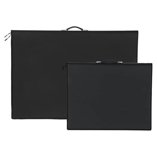 Picturesque Pro Presentation Case- Professional Art Portfolio Folder for Artwork up to 18x24- Zippered Case - Archival Storage Solution w/One Removable Spiral-Bound Refill Book of 20 Clear Sleeves - size: 18x24" w/ 1 Refill