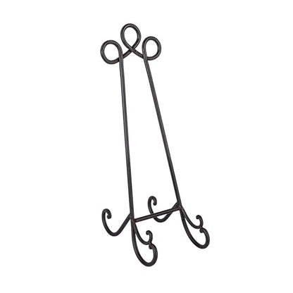 Creative Co-Op DE1159 Grey Metal Easel 24 Inch High