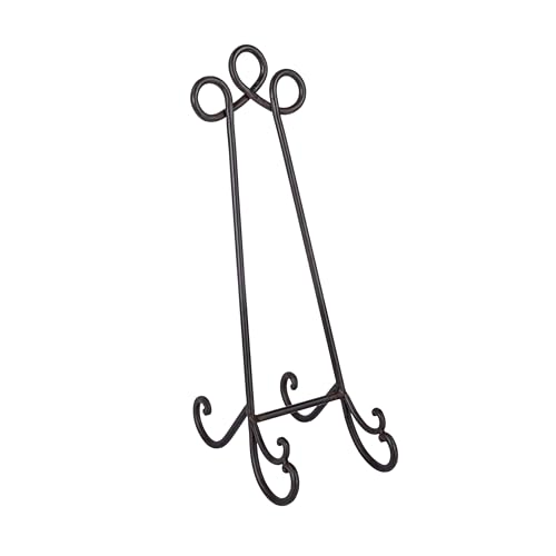 Creative Co-Op DE1159 Grey Metal Easel 24 Inch High