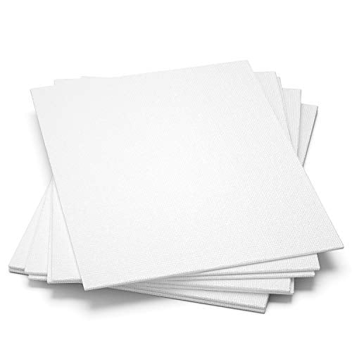 GOTIDEAL Canvases for Painting, 11x14 inch of 7 Pack, 100% Cotton - size: 11"x14"