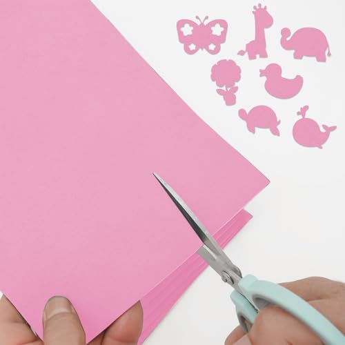 MEARCOOH Self Adhesive Foam Sheets, Pink 9x12 Inch 2mm Sticky Eva Foam Paper for Crafts Cardmaking Photo Frames Classroom Scrapbooking Christmas Crafts (Pink 10 Sheets) - color: Pink Self-adhesive, size: 9X12in-2mm