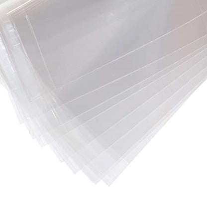 25 Pack Acid Free Crystal Sealed Clear Bags for 9x12 Art Prints, Photos | 1.496mil (Single Side), 9 3/8 Inches by 12 2/5 Inches - size: 9 inch x 12 inch
