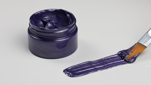 DGAGA Metallic Acrylic Paint,Metallic Purple Paint,1.69 OZ/Jar,Chalk Paste Paint Metallic,Metallic Paint for Crafts Color-shifting Glass Paint,Blendable,Paints on Rocks,Wood,Canvas,Fabric,Ceramic - color: Metallic Purple Paint
