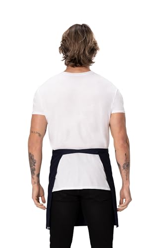 Chef Works Unisex Half Bistro Server Apron - color: Navy