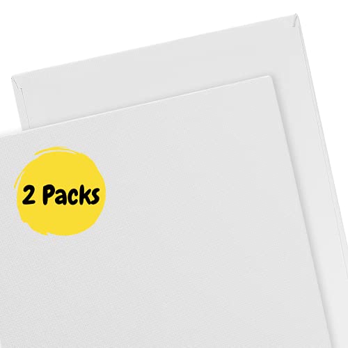 Mr. Pen- Canvas Panels, 2 Pack, 8x10 Inch | Triple Primed for Oil & Acrylic Paints, Canvas Boards for Painting, Painting, Drawing & Art Supplies - size: 8x10 Inches, 2 Pack
