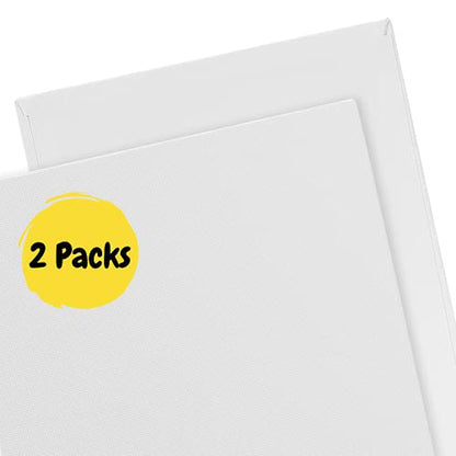 Mr. Pen- Canvas Panels, 2 Pack, 8x10 Inch | Triple Primed for Oil & Acrylic Paints, Canvas Boards for Painting, Painting, Drawing & Art Supplies - size: 8x10 Inches, 2 Pack