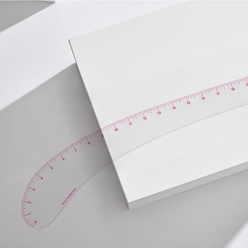 KEARING 24" French Curve Ruler - Clear Plastic Sewing Pattern Making Tool - style: 6224(24")