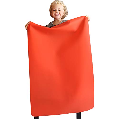MonsterMat 36x24 Inch Extra Large Silicone Table Protector Craft Mat for Painting, Clay, Projects, Arts and Crafts and More. Easy Clean Up and Rolls for Storage. Largest Mat Available - color: Red