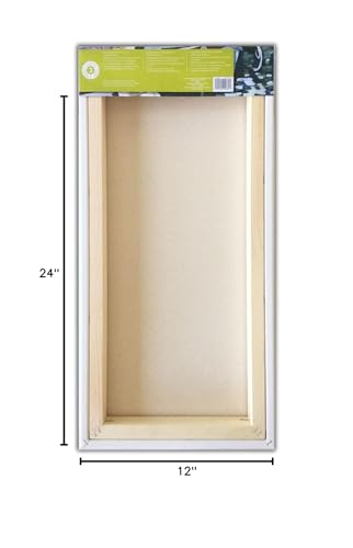 Artist's Loft Level 3 Gallery Wrapped Heavy Duty Canvas - size: 12 x 24