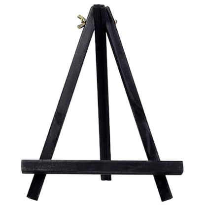 TEHAUX Tabletop Display Easel Small Wooden Tripod Easel for Kids Painting Art Crafts Photo Cards Stand 9.44X7.08X1.96In Portable Canvas Holder