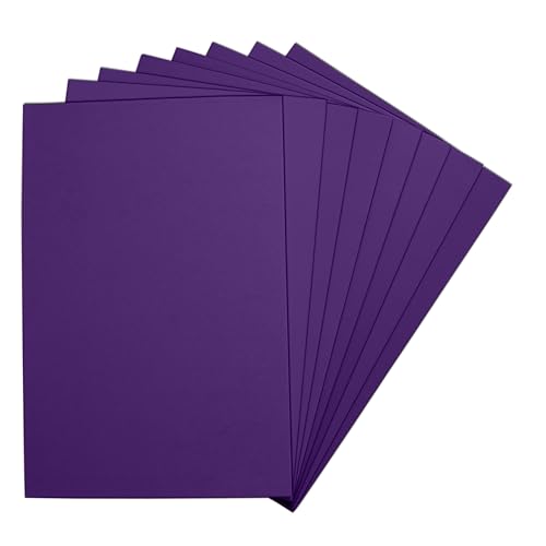 Purple EVA Foam Sheets, 6 x 9 Inch, 2mm Thick – Foam Paper for DIY Arts and Crafts, School Projects, and More – 8 Pack - color: Purple