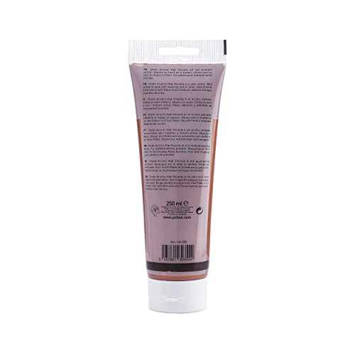 Pebeo Studio Acrylics High Viscosity, Fine Acrylic, 250 ml - Iridescent Copper - color: Iridescent Copper