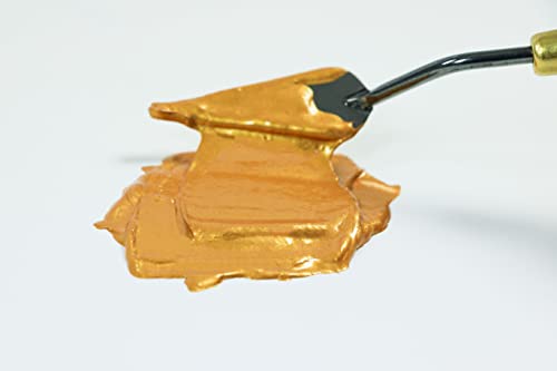 PEBEO Studio Acrylics High Viscosity, Fine Acrylic, 250 ml - Iridescent Rich Gold, 8.45 Fl Oz (Pack of 1), (169-350) - color: Iridescent Rich Gold, size: 8.45 Fl Oz (Pack of 1)