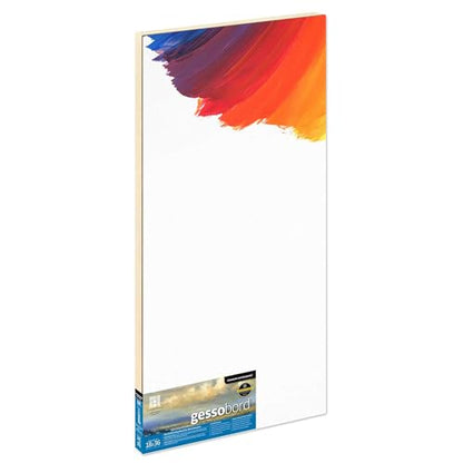 Ampersand Gessobord | 18x36 | 1/8" Flat | Oil & Acrylic Painting Panel - size: 18" x 36"