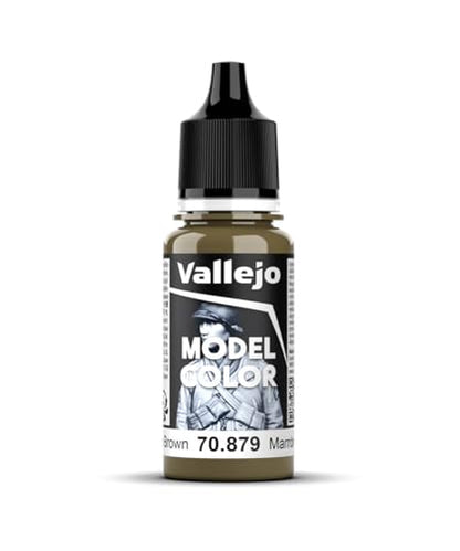 Vallejo Green Brown Model Color Paint, 17ml - color: Green Brown, size: 0.57 Fl Oz (Pack of 1)