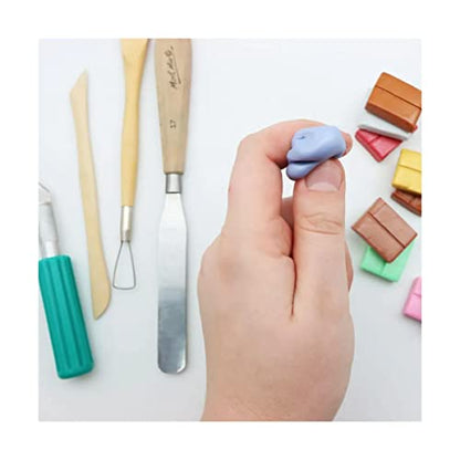 Mont Marte Polymer Clay Set Metallic – 10 Pieces – 100g – Soft, Even Texture – Easy to Shape – Clay for Pottery, Modelling and Handicraft