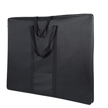 JJRING 37x28 Inch Wire Framed Art Portfolio Case Bag, Black