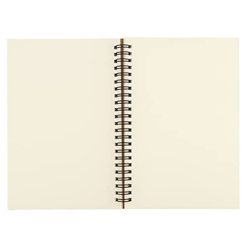 20 Pack A5 Unlined Spiral Notebook, 120 Pages/60 Sheets Softcover Kraft Blank Stketch Book Journal Notebook, Sketch Pad for Drawing, Sketching, Writing, 8.3 x 5.5 inch - size: A5 120 Pages 20 PCS
