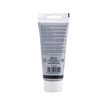 Pebeo - Acrylic Fine Studio Acrylics - Silver - Silver 100ml/3.38oz - color: Iridescent Silver, size: 3.38 Ounce (Pack of 1), style: Acrylics Color