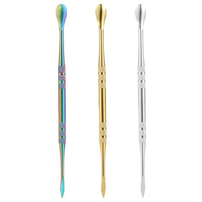 3pcs Wax Carving Tools Set, Stainless Steel Sculpture Tool Wax Tools Kit Sculpting Tool Spoon, Wax Carving Tool Set for Carving Modeling